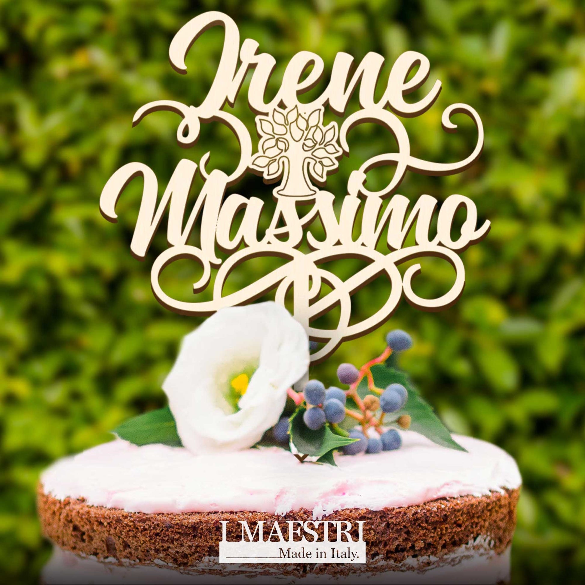 Cake topper Matrimonio personalizzabile con nome