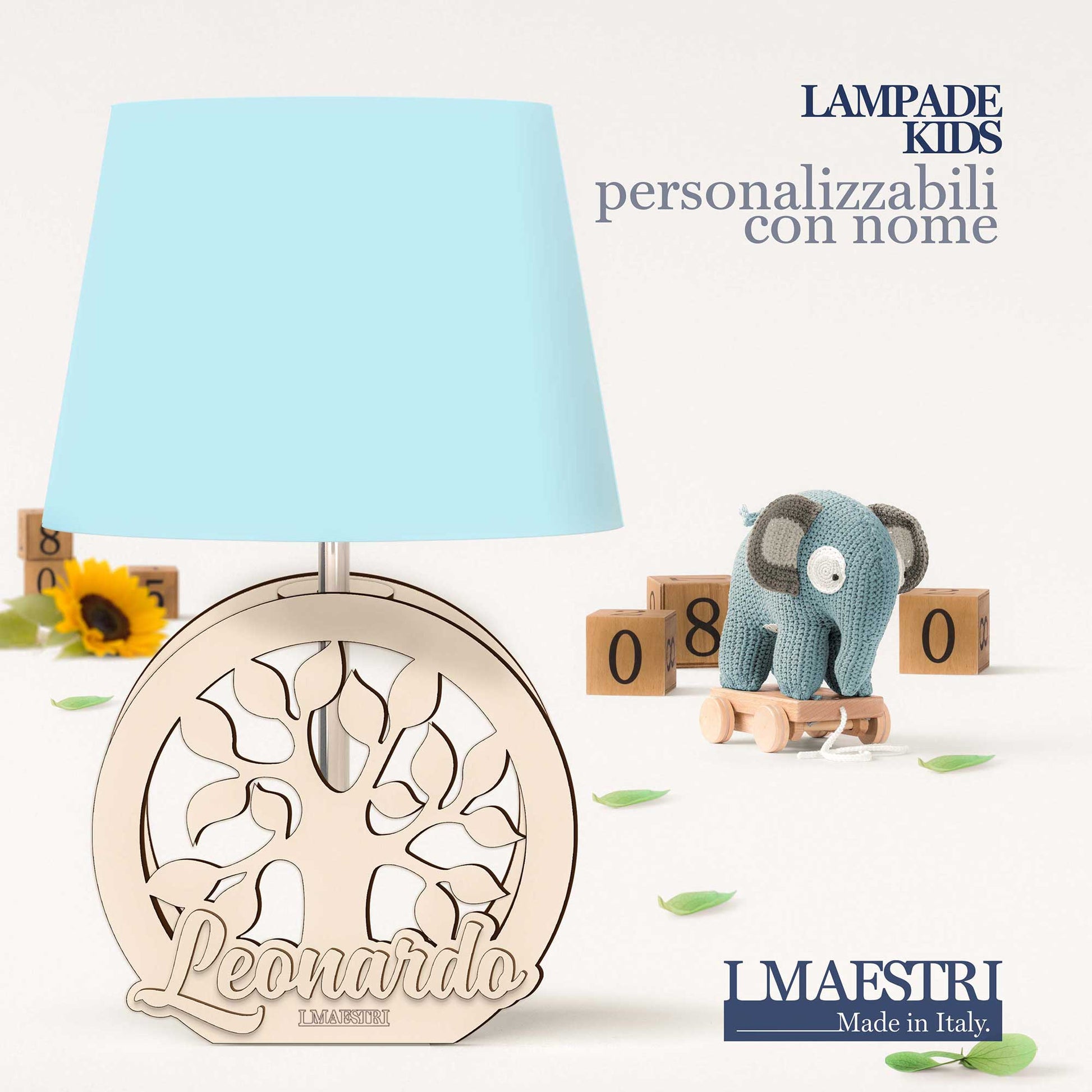 Lampada cameretta personalizzabile con nome