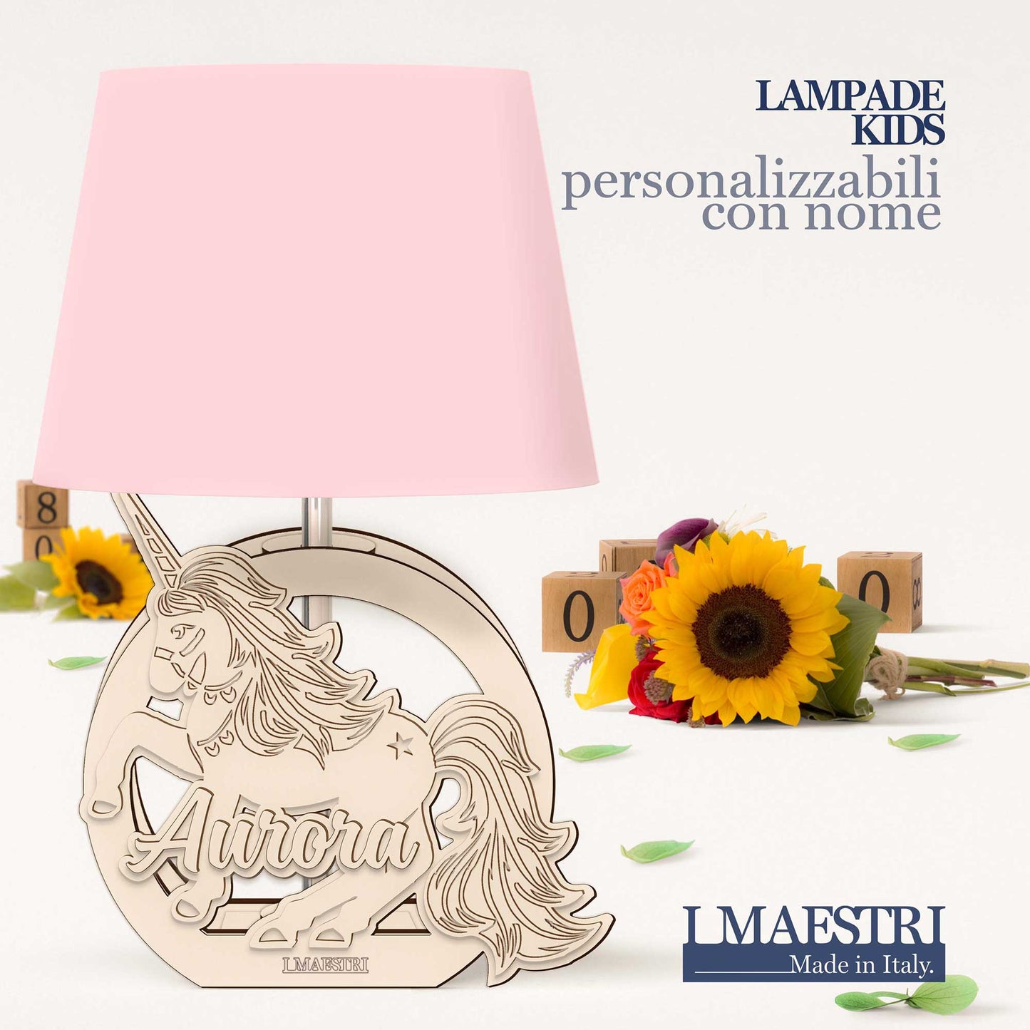 Lampada cameretta personalizzabile con nome